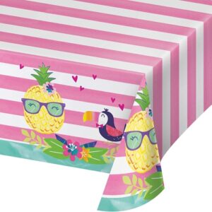 Tischtuchfolie "Pineapple & Friends" 259x137cm (NEUWARE)