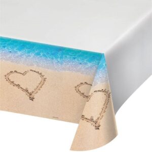 Tischtuchfolie "Beach Love" 274x137cm (NEUWARE)