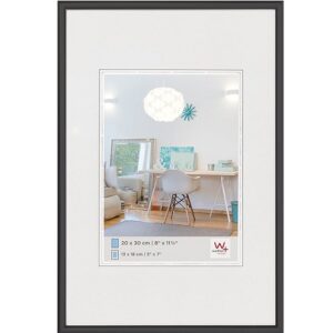 Bilderrahmen Kunststoff 15x20cm schwarz (NEUWARE)