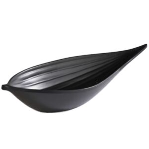 Blattschale schwarz Melamin 15x6cm 10 Stk (neuwertig)