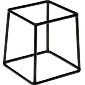 Buffeterhöhung 18x18x18cm schwarz (gebraucht)
