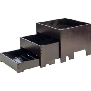 Buffetgestell schwarz 3-teilig (neuwertig)