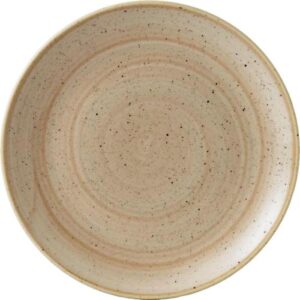 Teller Stonecast Nutmeg Cream 26cm "Churchill" (NEUWARE)