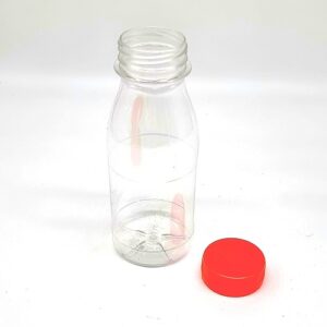 Flasche PET Weithals 250ml mit Deckel je 10 Stk (NEUWARE)