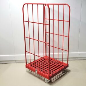 Rollcontainer rot 724x815x1660mm (kaum gebraucht)