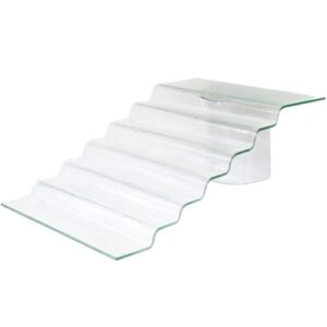 Glastreppe Buffet 7-stufig 40x58x24cm (neuwertig)