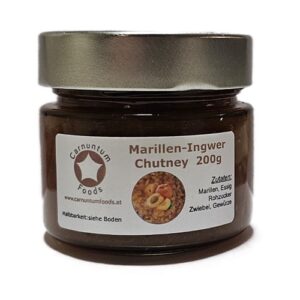 Marillen-Ingwer Chutney 200g Glas