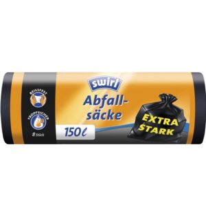 Müllsäcke 150lt Swirl 8er Rolle (ORIGINALPACKUNG)