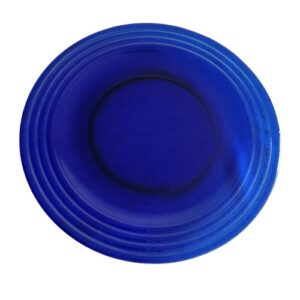 Platzteller Glas blau 6 Stück (neuwertig)