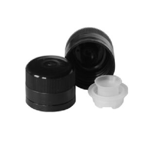 Schraubverschluss mit Ausgießer schwarz 31mm (NEUWARE)