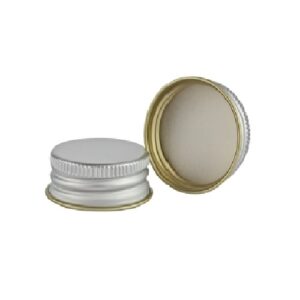 Schraubverschluss silber angerollt 31mm 10 Stk (NEUWARE)