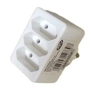 Euro-Dreifachstecker weiß (NEUWARE)