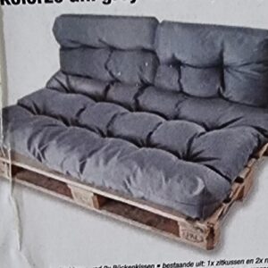 Polstergarnitur für Palettenmöbel 120x80cm (NEUWARE)