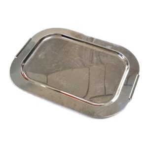 Metallplatte mit Griffen 43x31cm (gebraucht)