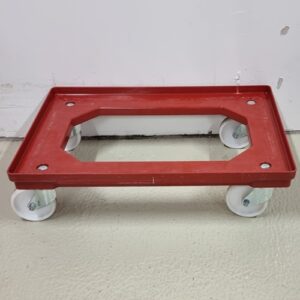 Transportroller rot für Kisten 60 x 40 cm (gebraucht)