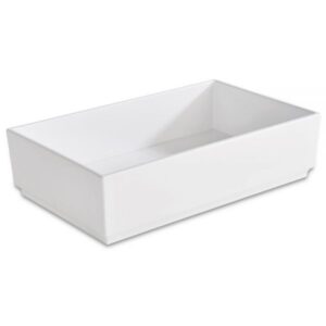 Schale viereckig weiß Melamin 25x15cm (neu od. neuwertig)