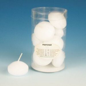 Schwimmkerzen weiß 10er Packung (NEUWARE)