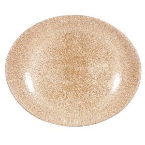 Teller Garnet Orange oval 270x229mm "Churchill" (NEUWARE)