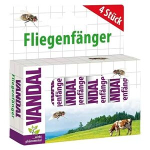 Fliegenfänger Vandal 4er Packung