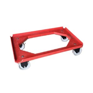 Transportroller rot für Kisten 60x40 cm (gebraucht)