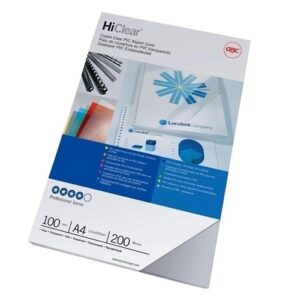 Einbanddeckel A4 PVC 100 Stück Packung