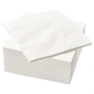Papierservietten 40x40cm weiß 50 Stk.
