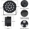 LED Mini-Schwarzlicht UV 18 LED Strahler (neuwertig) – Bild 3
