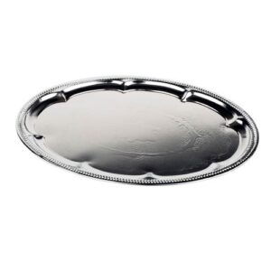 Partyplatte Metall oval 46x34cm (neuwertig)