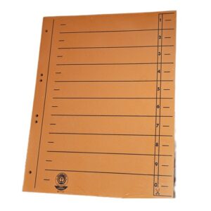 Trennblätter A4 orange 250g Packung 100 Stück