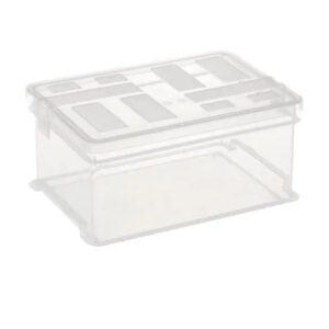 Eurobox A4 mit Deckel - transparent (gebraucht)