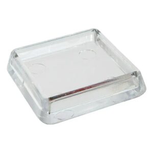 Möbeluntersetzer - 50x50mm transparent 4er Packung (NEUWARE)