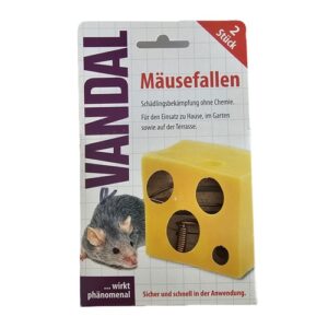 Mäusefallen Holz Doppelpack Vandal (NEUWARE)