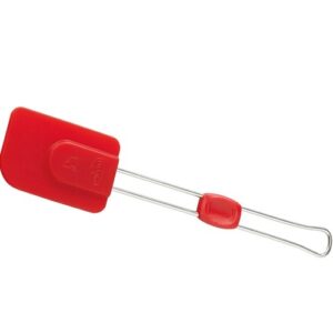 Teigschaber "oetker" 26cm Kunststoff rot (NEUWARE)